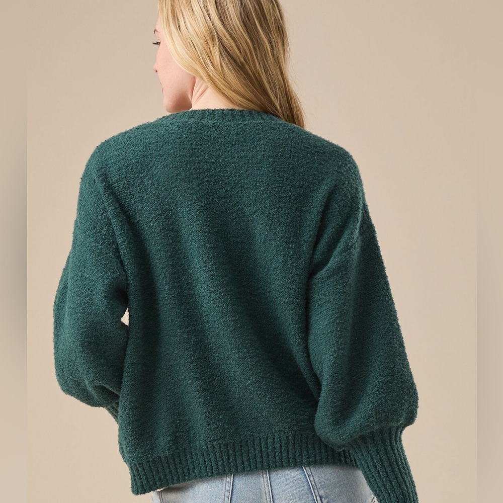 💜 2/$25 Emory Park Deep Green Crew Neck Sweater